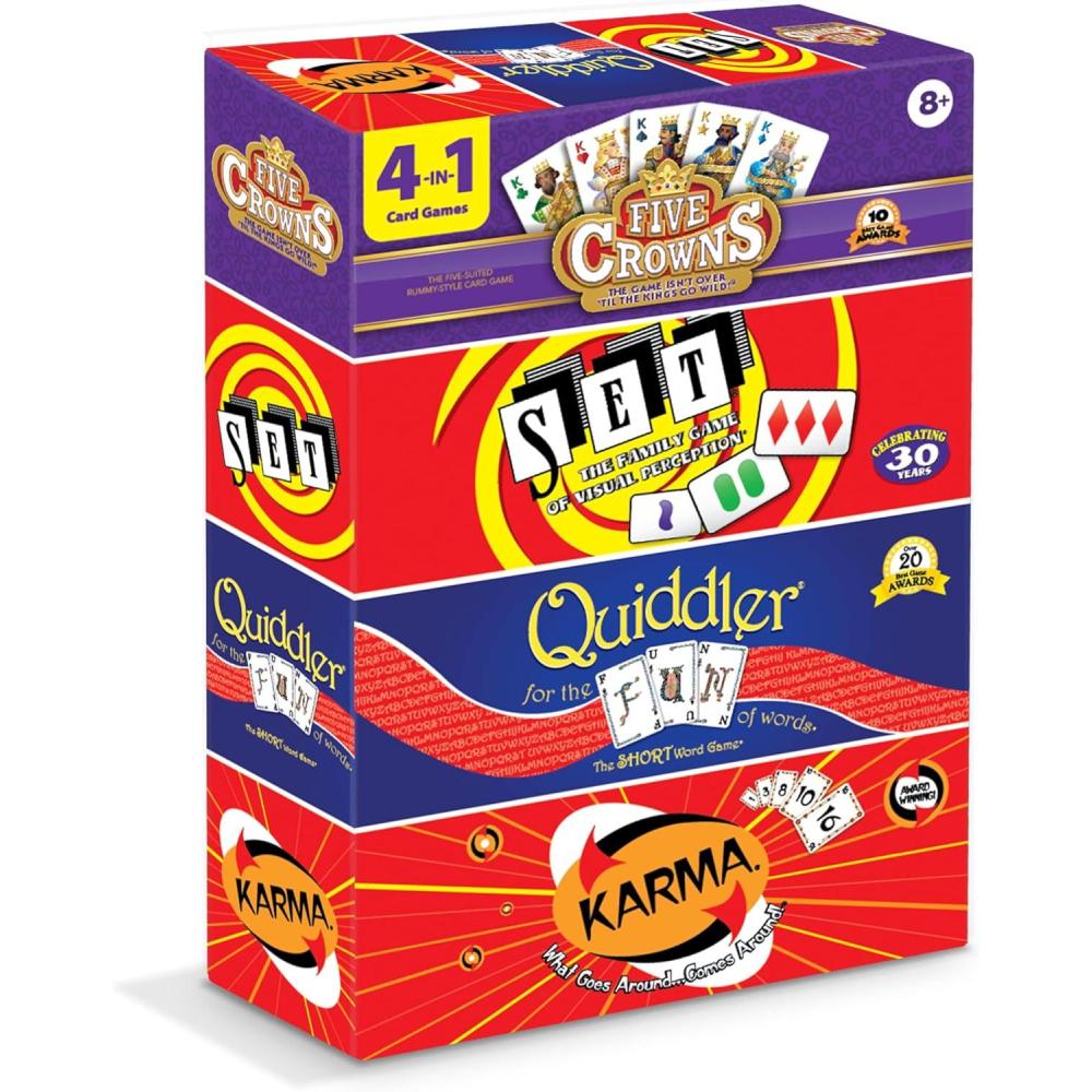 image:imageFive Crowns Card Games Star Wars  Family Games Night  Card Games for Families  MultiPlayer  Star Wars Toys  Travel Games  Playing Cards  Family Activities4 Pack Bundle