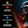 Five Crowns Card Games Star Wars – Family Games Night – Card Games for Families – Multi-Player – Star Wars Toys – Travel Games – Playing Cards – Family Activities(Five Crowns Star Wars)